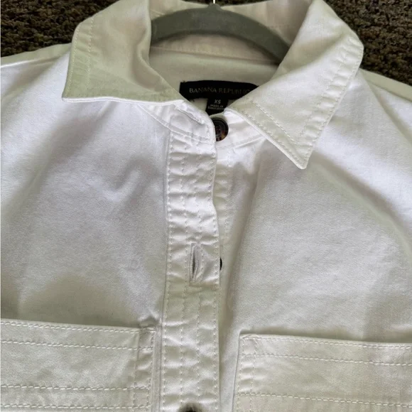 Banana Republic White Tailored Jumpsuit with Wide-Leg Silhouette - Picture 6 of 15